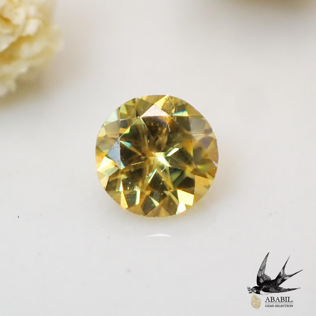 Natural sphene 0.108ct [from Madagascar] ★ Small but full of fire ★ 