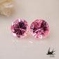 Natural cherry blossom pink spinel 0.164ct [Tanzania] ★Set of 2 pieces for pierced earrings and side stones★ 