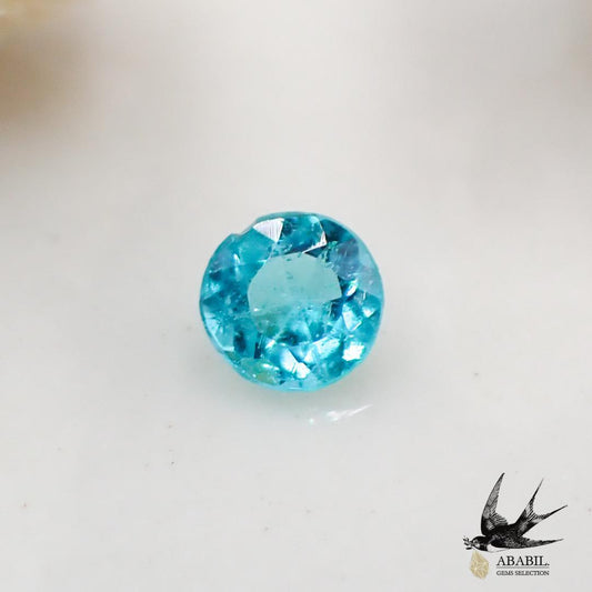 Natural Paraiba tourmaline 0.046ct [Brazil] Neon blue, fluorescent color 