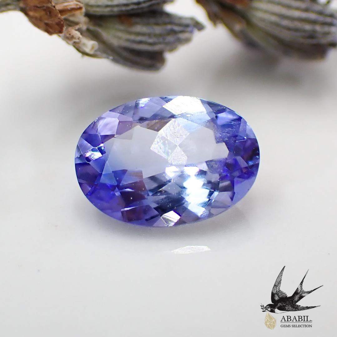 Natural bicolor tanzanite (zoisite) 1.232ct [Tanzania] ★Multicolor gemstone★With So