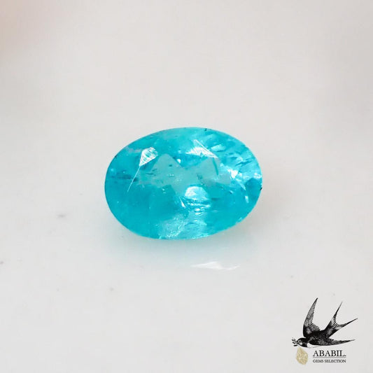 Natural Paraiba Tourmaline 0.038ct [Brazil] ★ Neon blue, fluorescent color ★ With So 