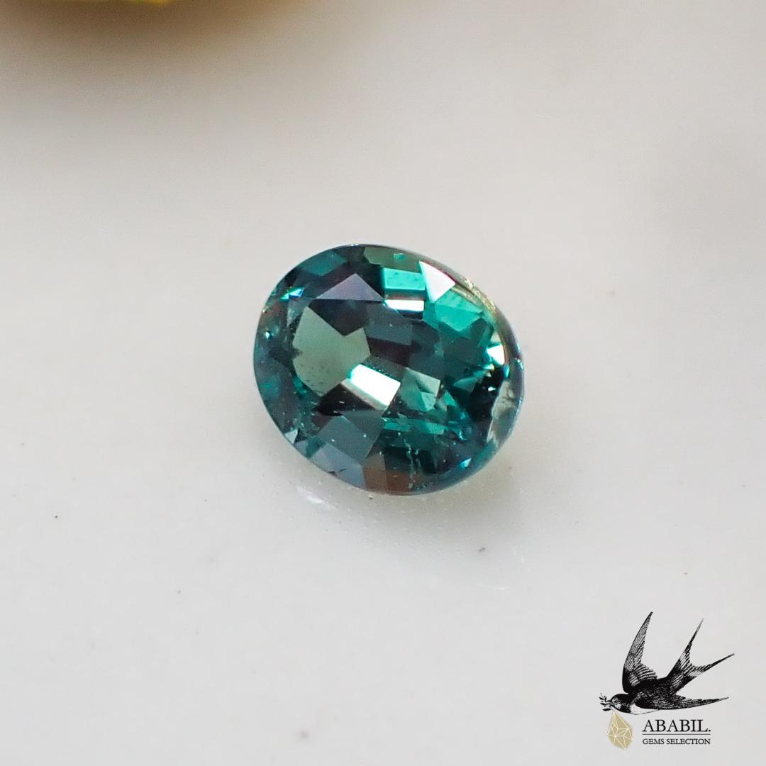 天然高品質アレキサンドライト0.123ct【ブラジル】★エメラルドマイン社★