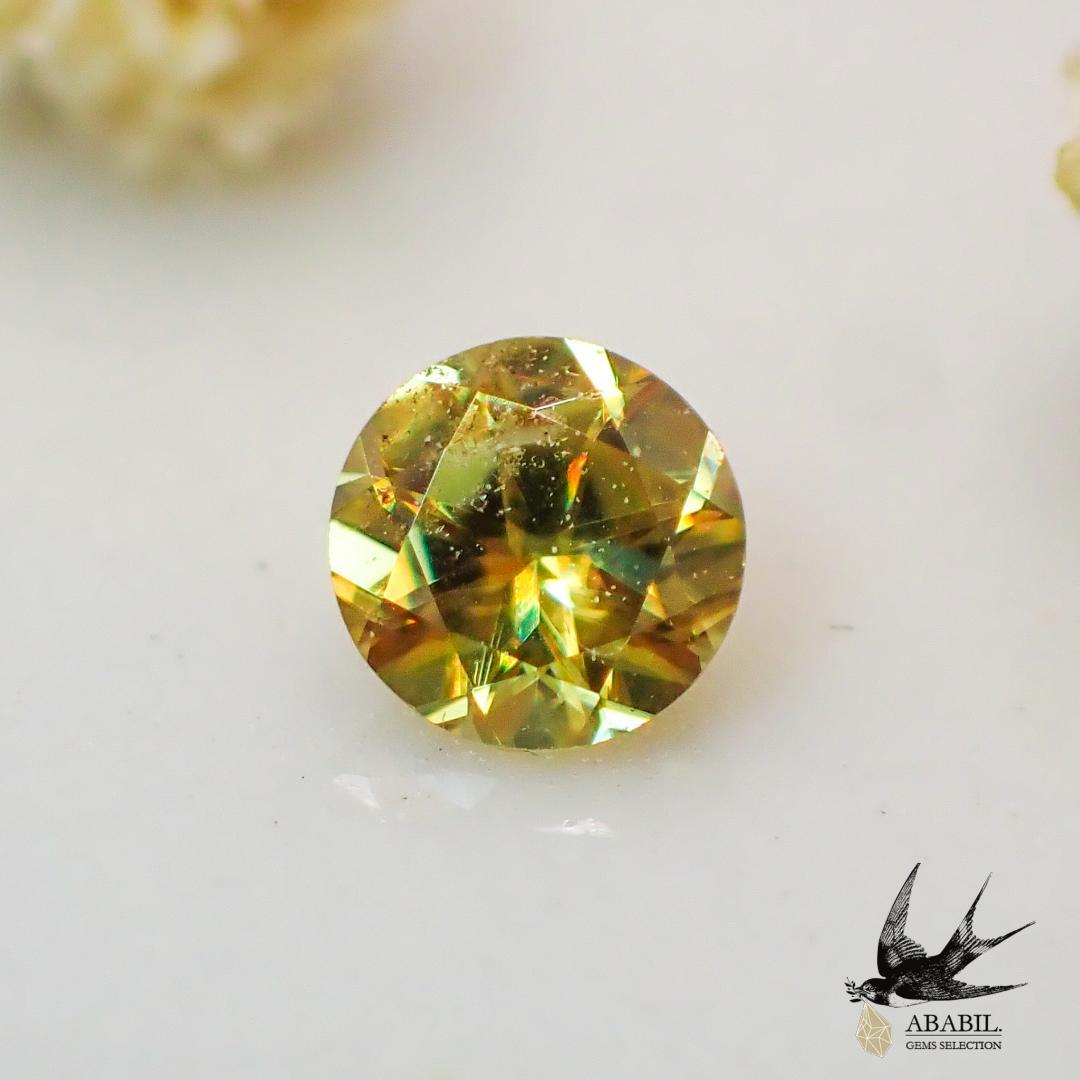 Natural sphene 0.119ct [from Madagascar] ★ Small but full of fire ★ 