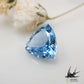 Natural Santa Maria Aquamarine 0.351ct [Brazil] ★Brilliant Blue★ 