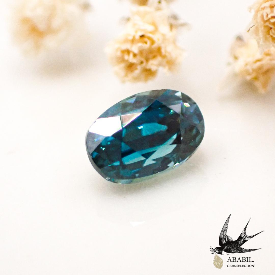 Natural Blue Zircon 0.990t [Cambodia] ★Phantom Ratanakiri Blue ★With So 