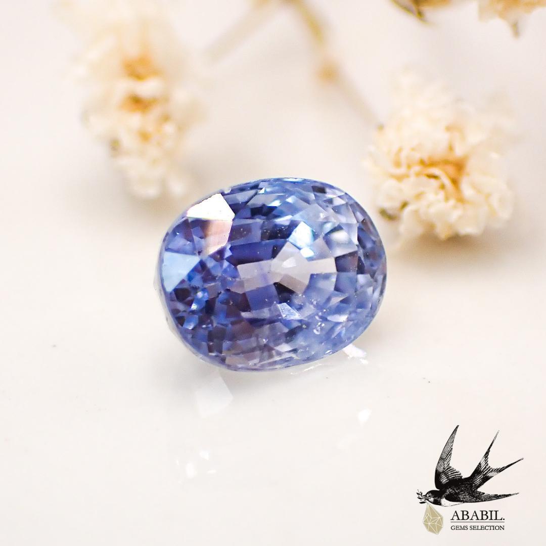 Natural ice blue sapphire 1.338ct [Sri Lanka] ★Corundum★With So