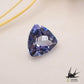 Natural bicolor tanzanite (zoisite) 0.64t [Tanzania] Multicolor gemstone 