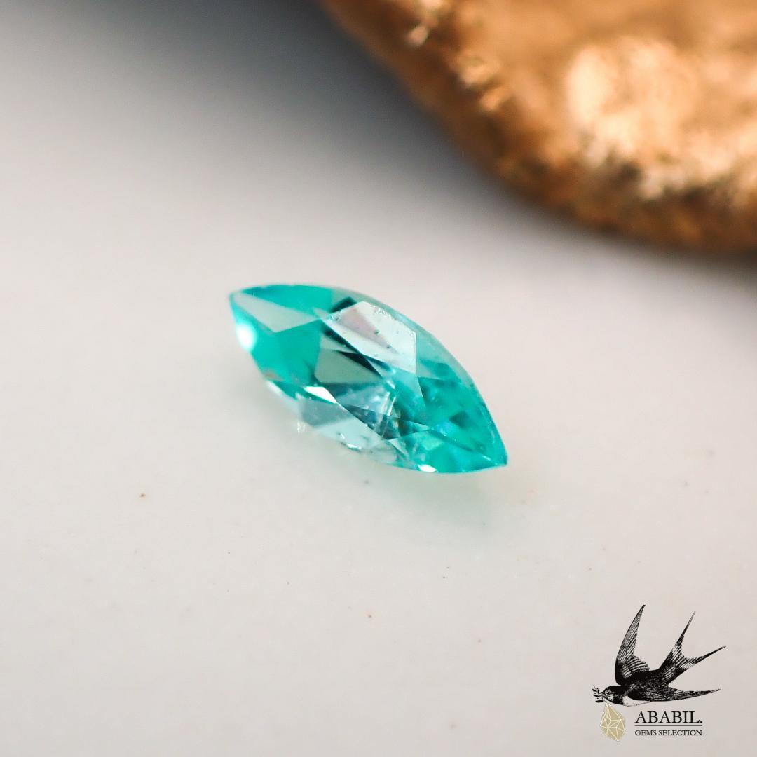 Natural Paraiba Tourmaline 0.052ct [Brazil] ★ Tiffany Blue ★ With So 