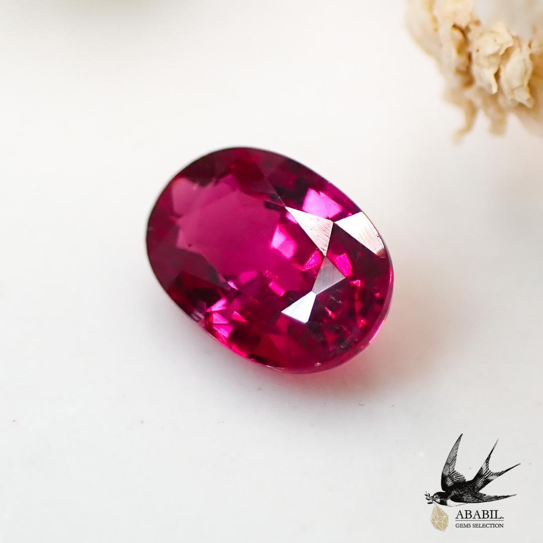 天然非加熱ピジョンブラッドルビー0.45ct☆蛍光☆AIGS鑑別付 – ABABIL.gems