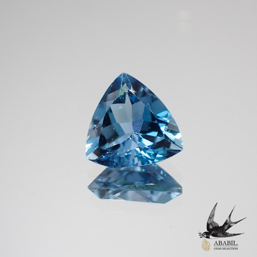 Natural Santa Maria Aquamarine 0.351ct [Brazil] ★Brilliant Blue★ 