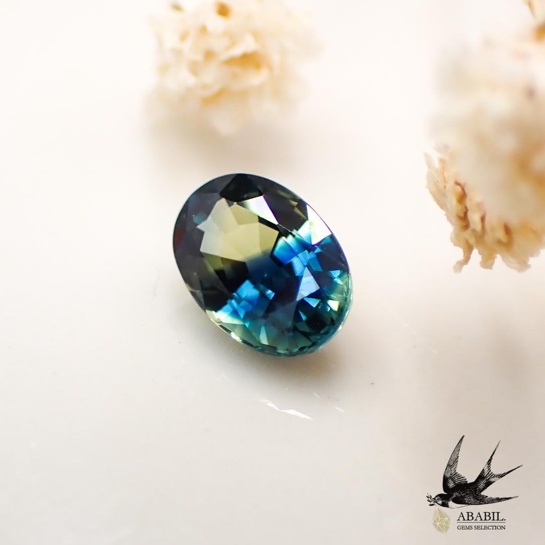 ✸活動中✸Natural Bicolor Sapphire 0.643ct [Africa]★Blue Yellow★ 