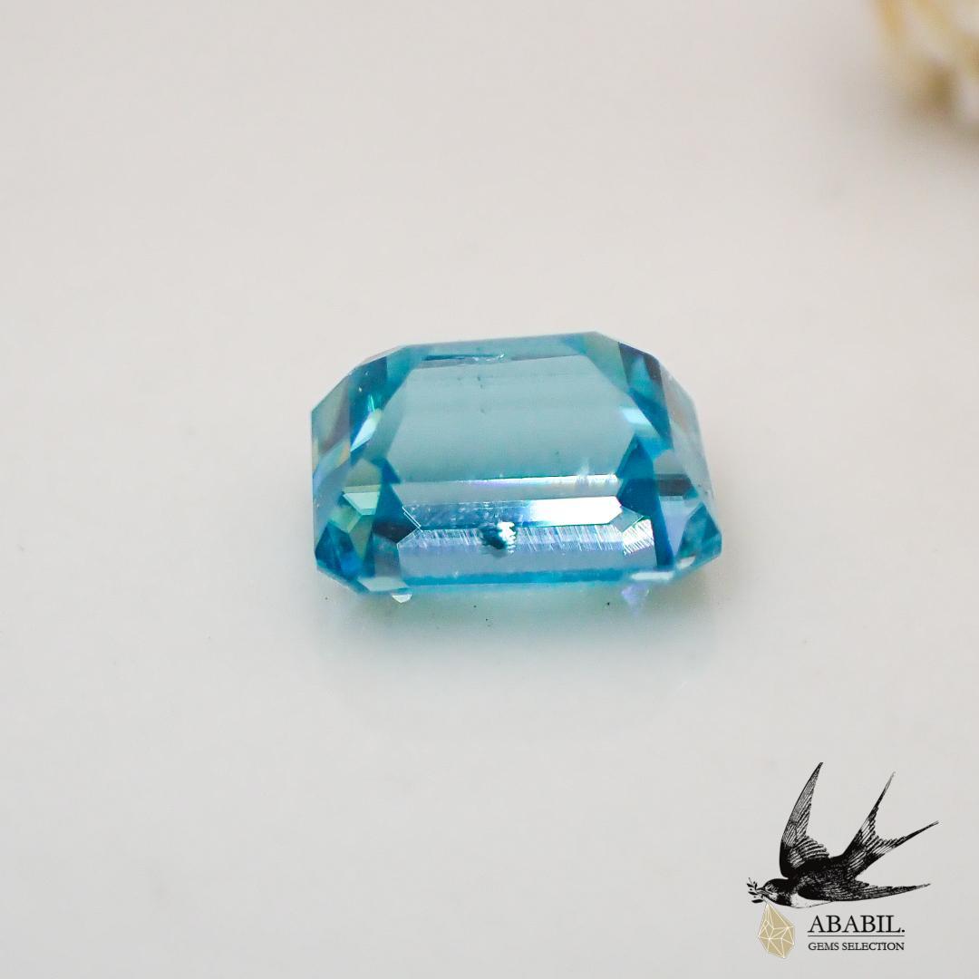 Natural Blue Zircon 0.763t [Cambodia] ★ Sky Blue ★ With So 