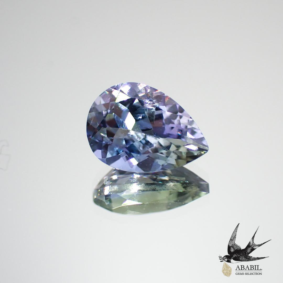 天然バイカラータンザナイト（ゾイサイト）0.996ct【タンザニア】☆多