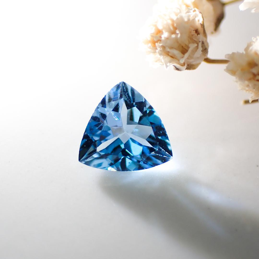 Natural Santa Maria Aquamarine 0.323ct [Brazil] Brilliant Blue 