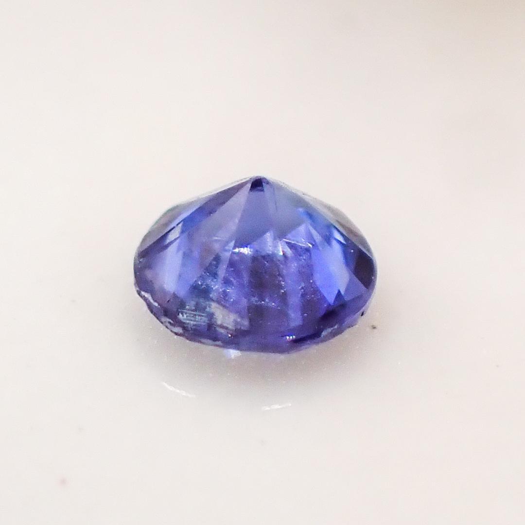 天然藍錐礦 0.077ct [USA] Dark rare stone ★Multicolor gemstone 