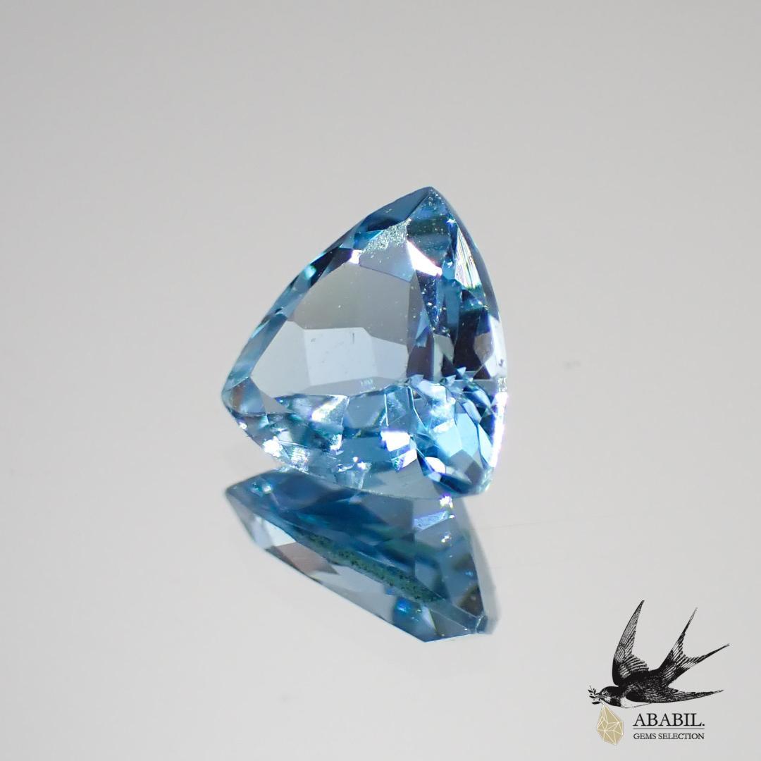 Natural Santa Maria Aquamarine 0.351ct [Brazil] ★Brilliant Blue★ 