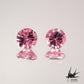 Natural cherry blossom pink spinel 0.164ct [Tanzania] ★Set of 2 pieces for pierced earrings and side stones★ 