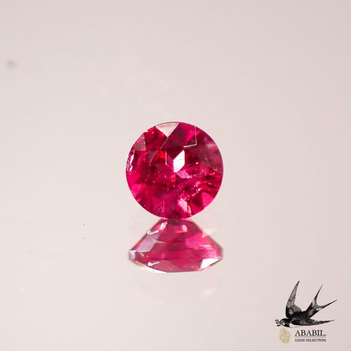 Natural red beryl 0.030ct [USA] Vivid red High-quality rare stone 