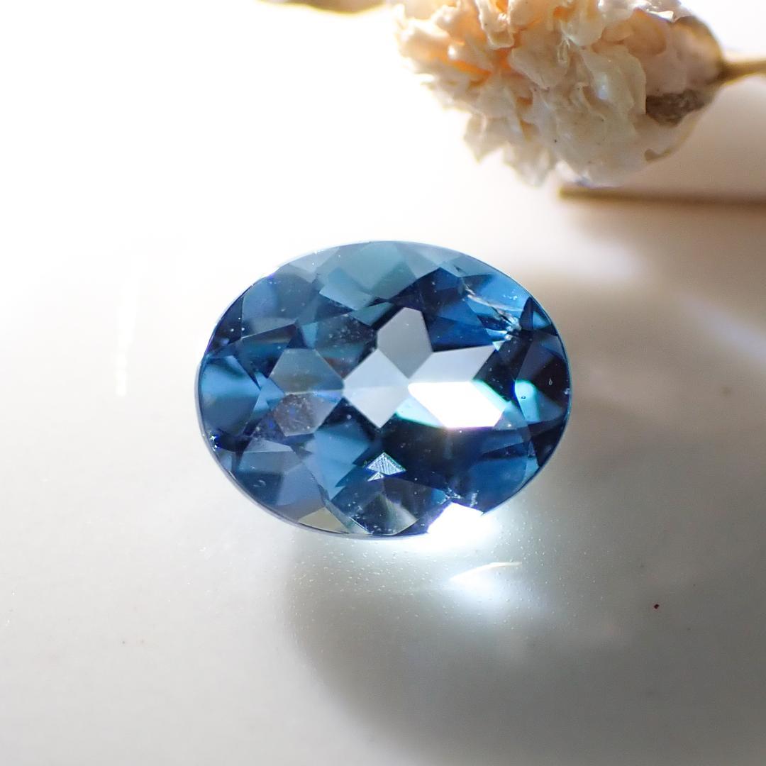 天然聖瑪麗亞海藍寶石 0.301ct [巴西] ★Brilliant Blue ★With So 