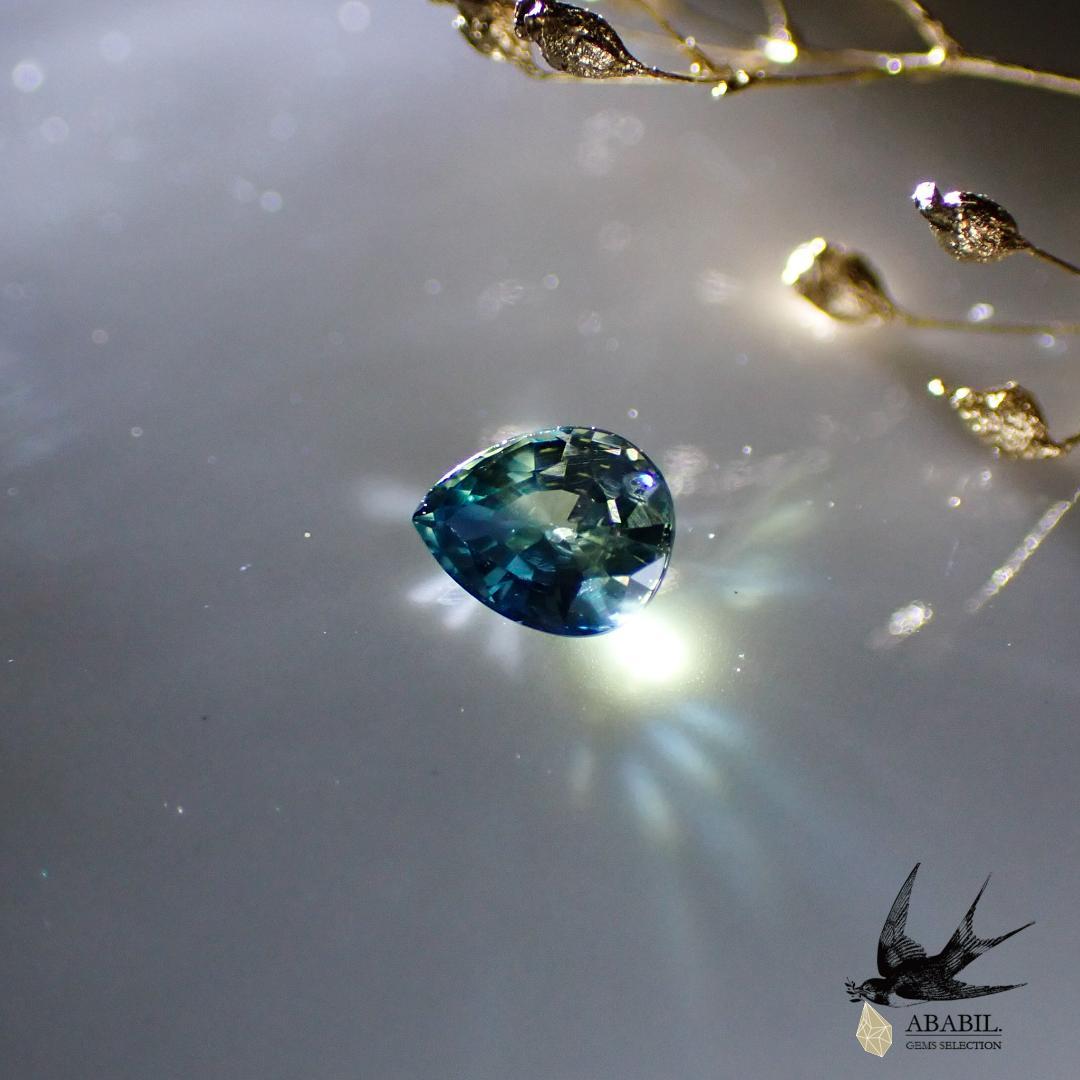 天然雙色藍寶石 0.486ct [非洲] ★藍黃色