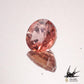 Natural padparadscha sapphire blue shot sapphire 0.413ct 