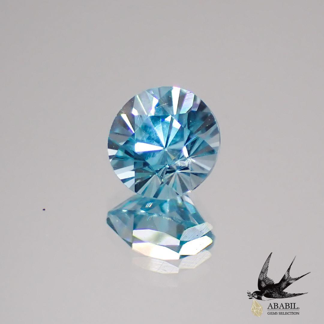 Natural Blue Zircon 0.787t [Cambodia] ★Ice Blue★With So 