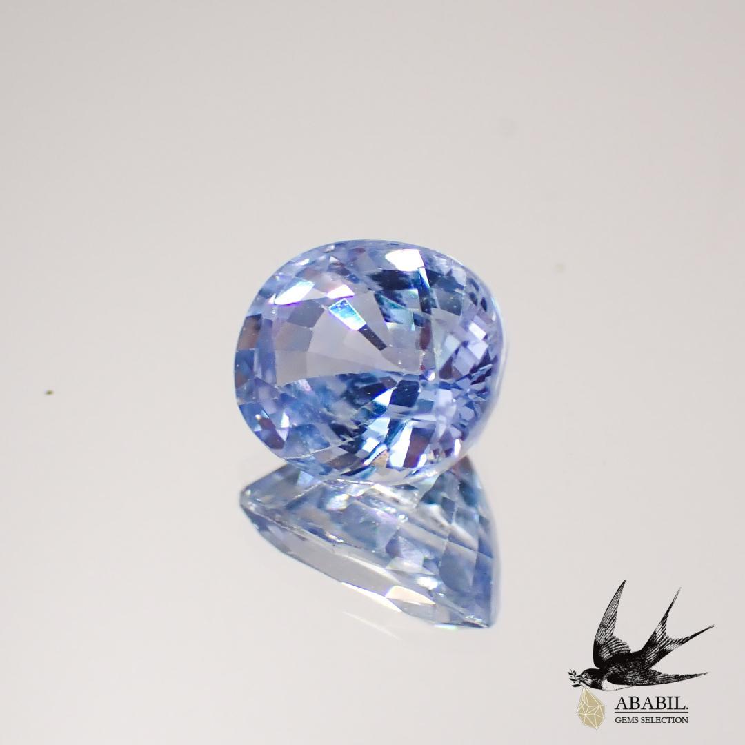 Natural ice blue sapphire 1.258ct [Sri Lanka] ★Corundum★With So