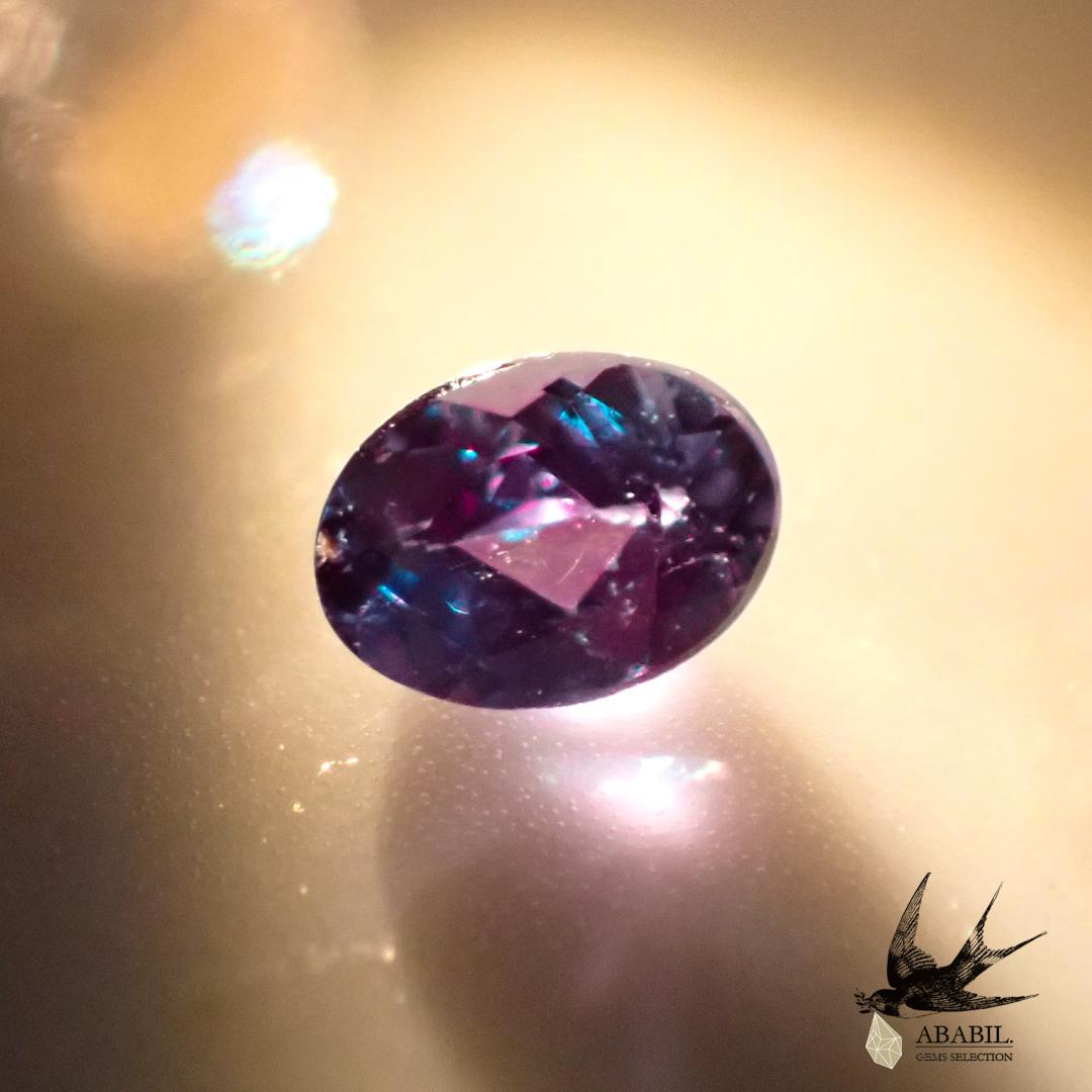 Natural high quality alexandrite 0.159ct [Brazil] ★ Strong color change ★ 