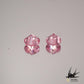 天然櫻花粉色尖晶石 0.164ct [坦桑尼亞] ★穿孔耳環和副石 2 件套★ 