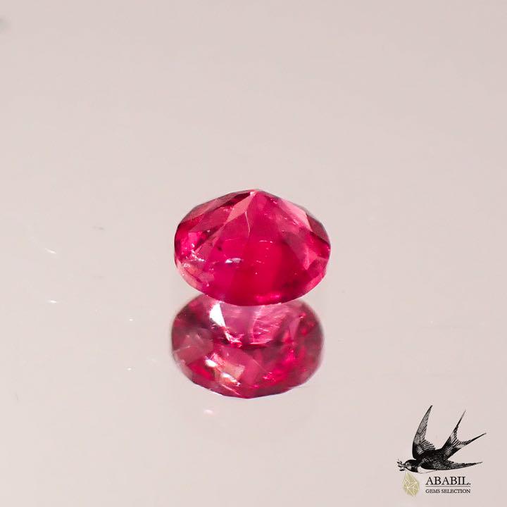 Natural red beryl 0.030ct [USA] Vivid red High-quality rare stone 
