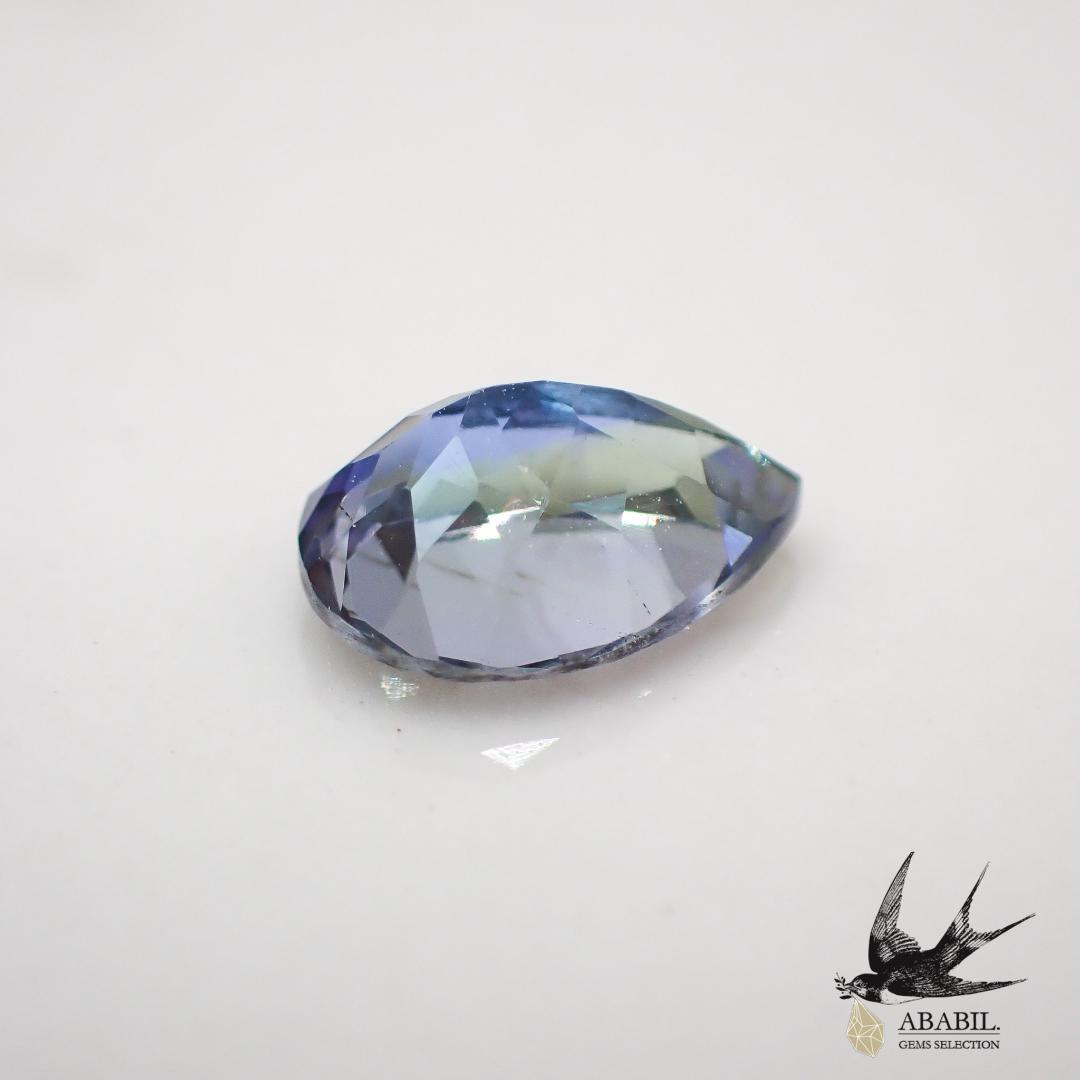 天然バイカラータンザナイト（ゾイサイト）0.996ct【タンザニア】☆多