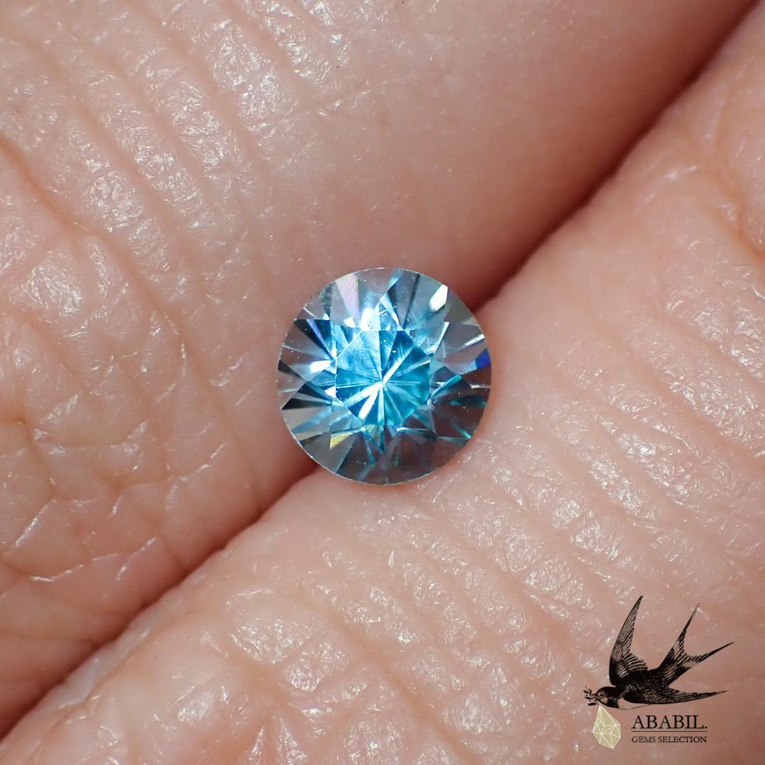 Natural Blue Zircon 0.787t [Cambodia] ★Ice Blue★With So 