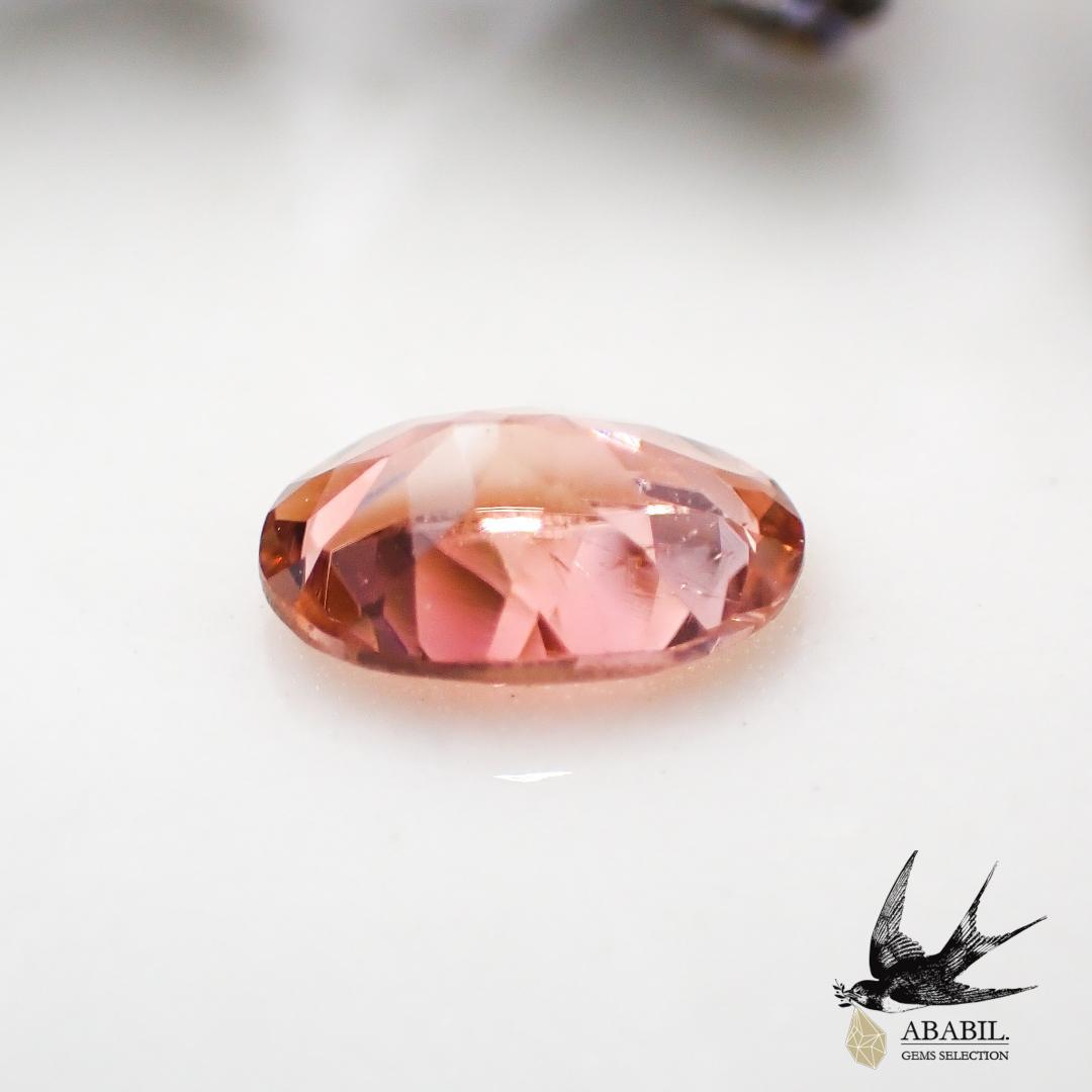 Natural Tourmaline 0.431ct [Afghanistan] ★ Padparadscha color ★ With So