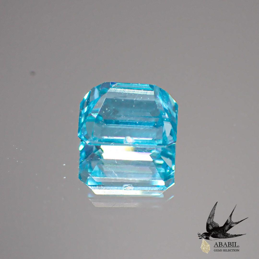 Natural Blue Zircon 0.763t [Cambodia] ★ Sky Blue ★ With So 