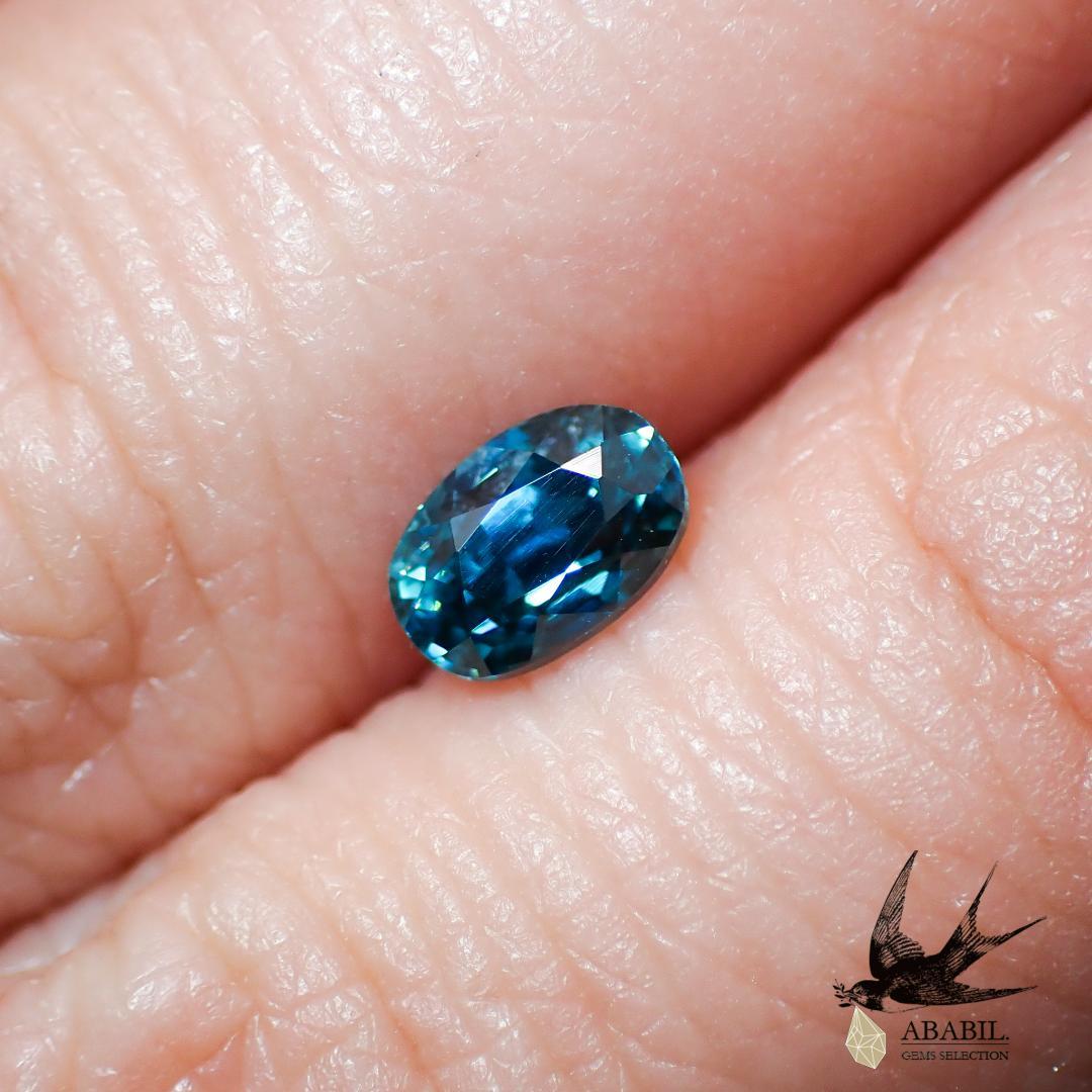 Natural Blue Zircon 0.990t [Cambodia] ★Phantom Ratanakiri Blue ★With So 