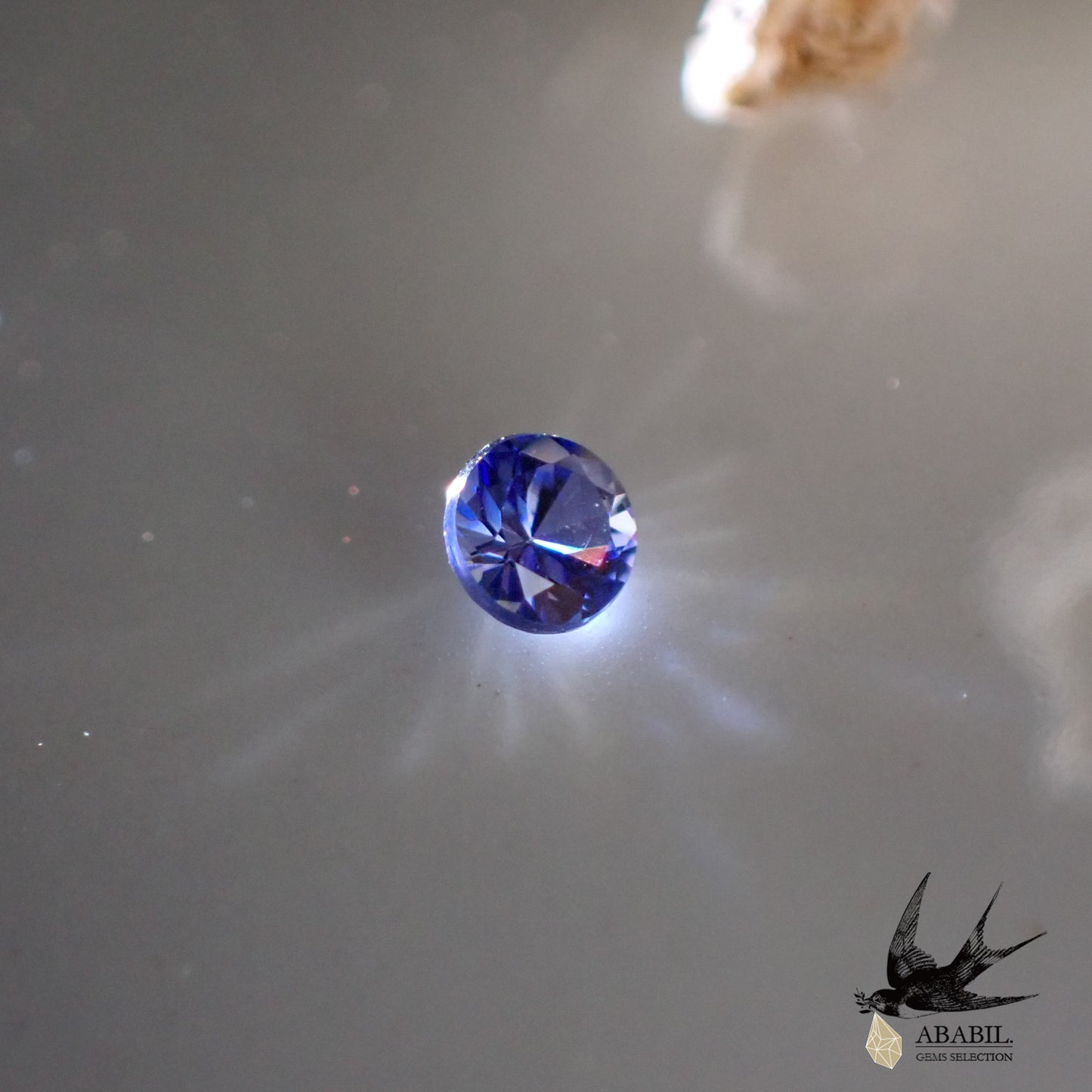 天然藍錐礦 0.053ct [美國] Dark rare stone ★Multicolor gemstone 