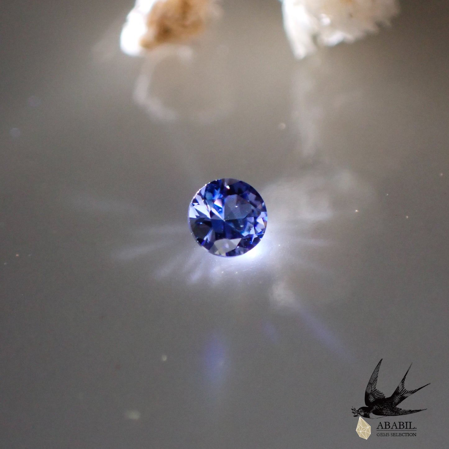 天然藍錐礦 0.056ct [USA] Dark rare stone ★Multicolor gemstone 