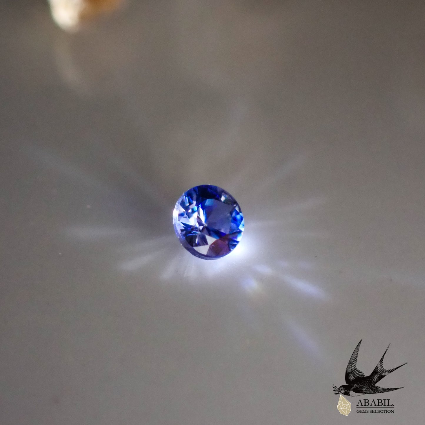 天然藍錐礦 0.057ct [USA] Dark rare stone ★Multicolor gemstone 