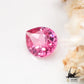 Natural hot pink spinel 0.305ct [Tanzania] Neon pink, fluorescence 