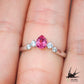 Natural hot pink spinel 0.354ct [Tanzania] Neon pink, fluorescence 