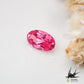 Natural hot pink spinel 0.23ct [Tanzania] Neon pink, fluorescence 