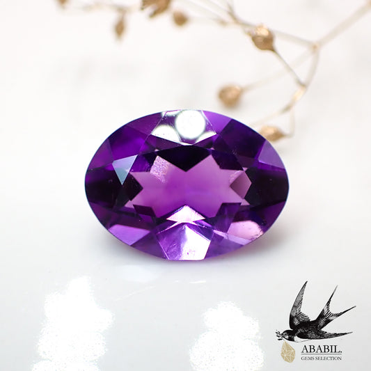 Natural amethyst 5.75ct [Brazil] Brilliant purple 
