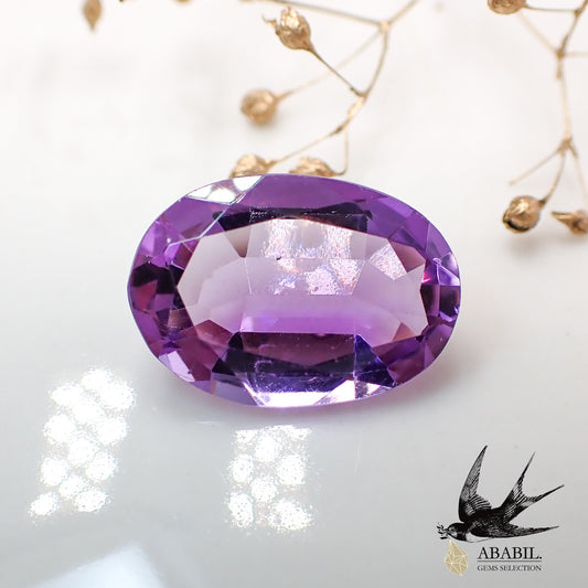 Natural amethyst 6.64ct [Brazil] gentle purple 