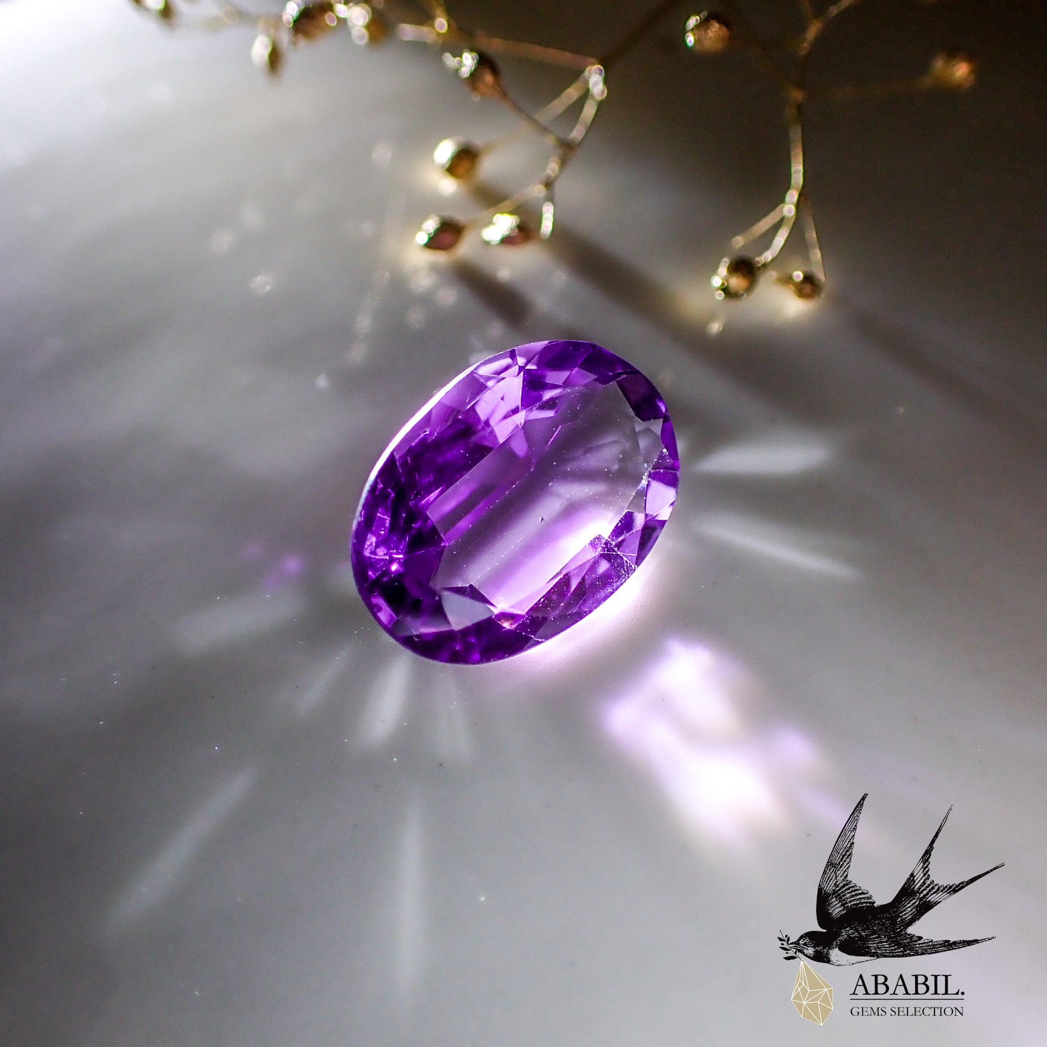 天然アメジスト6.64ct【ブラジル】☆やさしいパープル☆ – ABABIL.gems