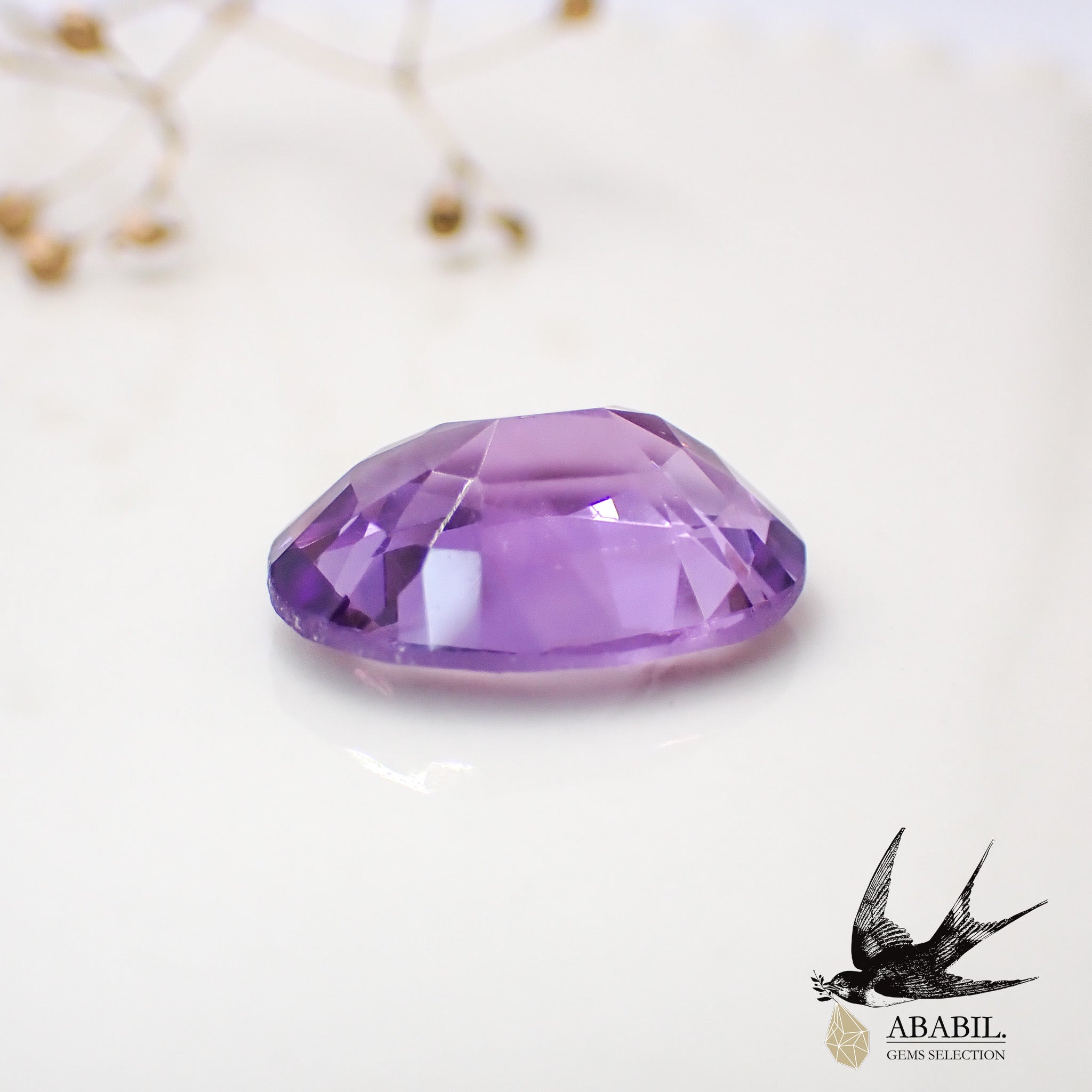 天然アメジスト6.75ct【ブラジル】☆やさしいパープル☆ – ABABIL.gems