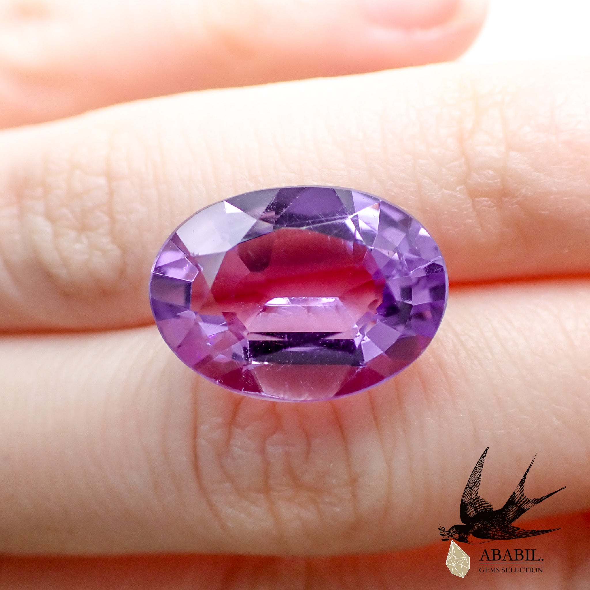 天然アメジスト7.14ct【ブラジル】☆やさしいパープル☆ – ABABIL.gems