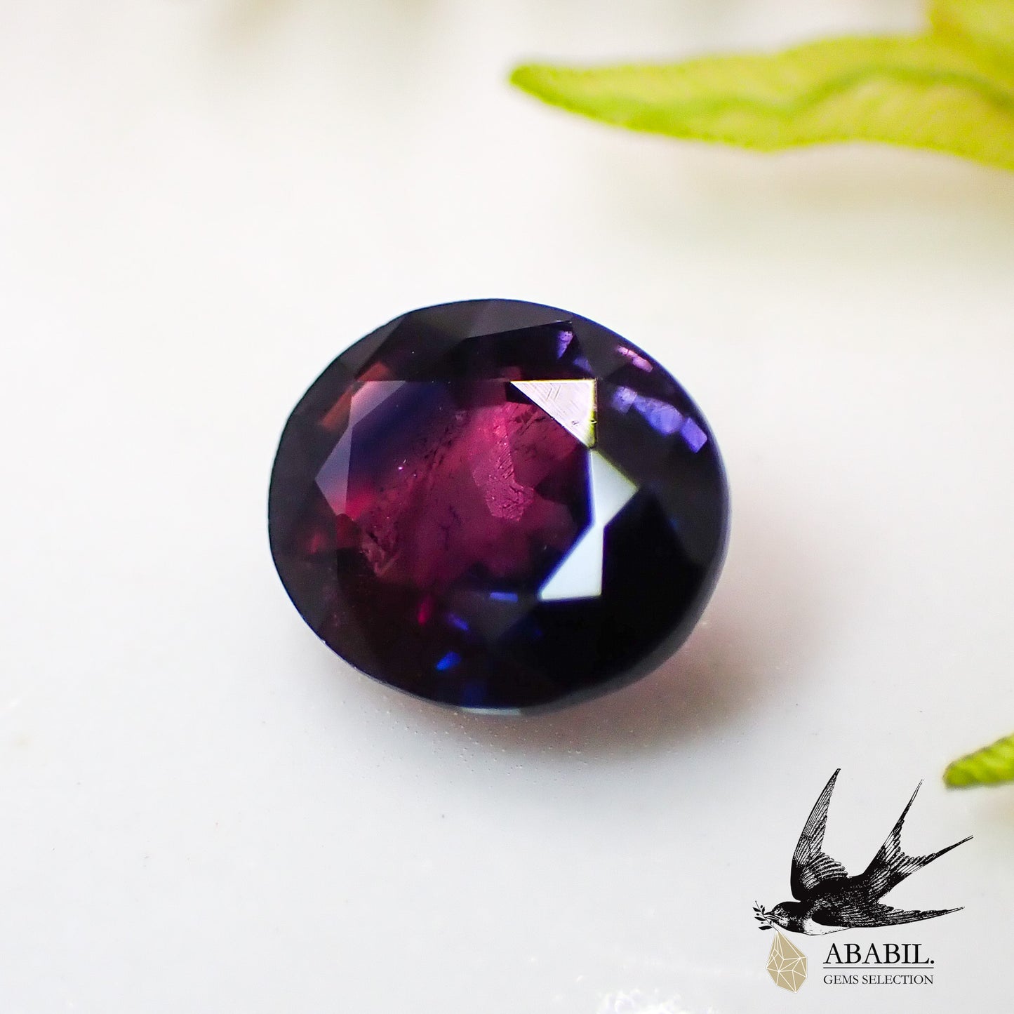 Natural bicolor sapphire 0.95ct [Sri Lanka] ★Brilliance★Vivid fluorescence★ 