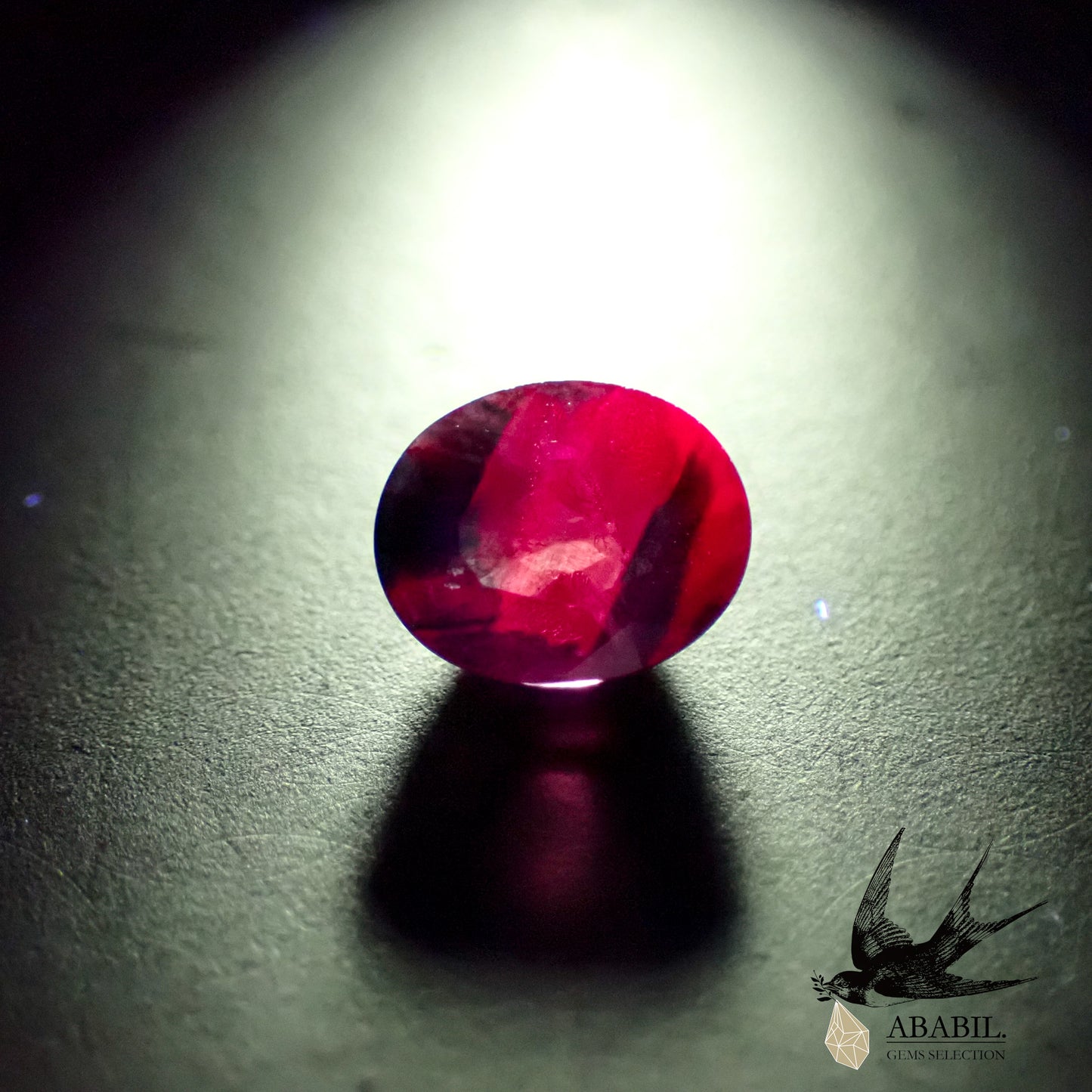 Natural bicolor sapphire 0.95ct [Sri Lanka] ★Brilliance★Vivid fluorescence★ 