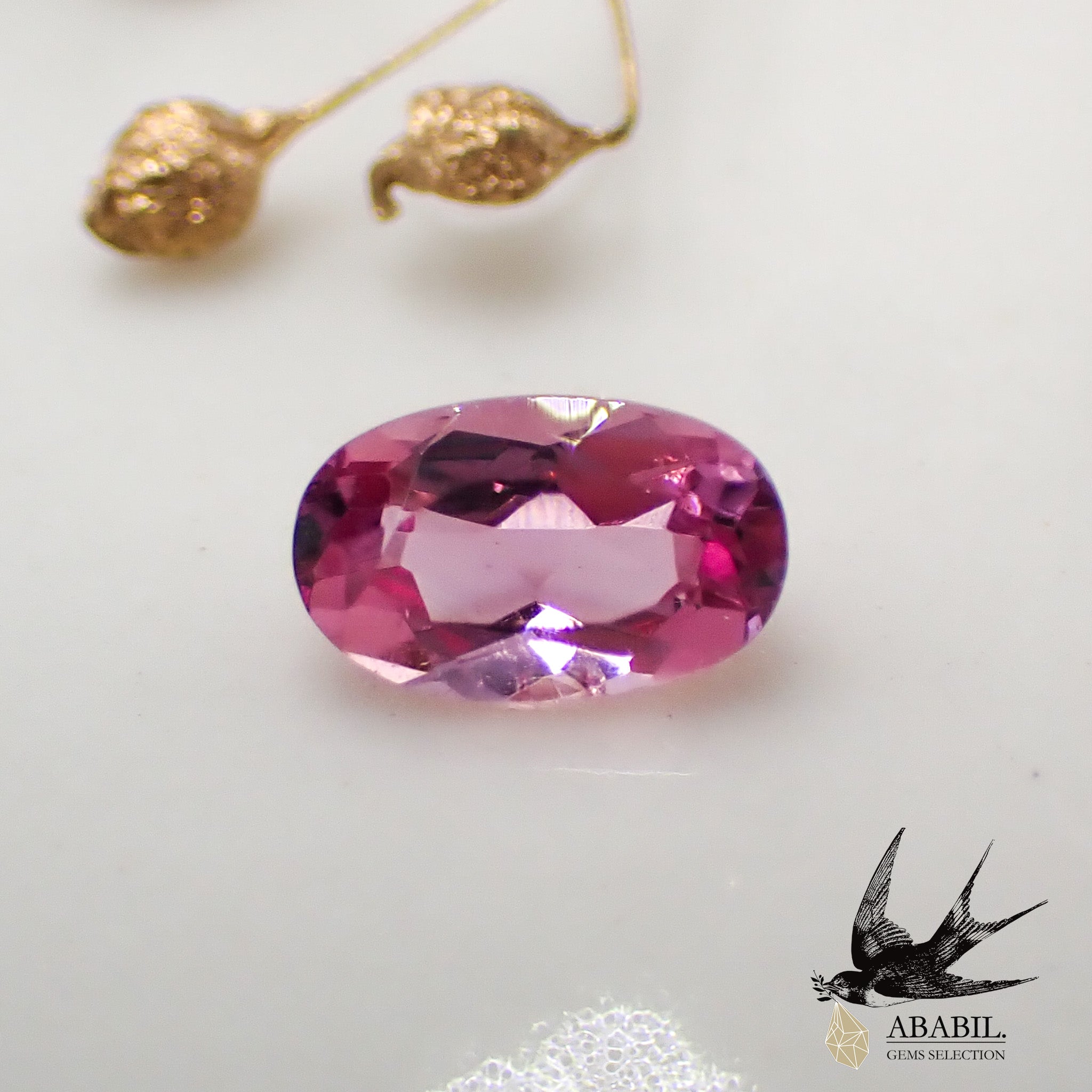 天然非加熱インペリアルトパーズ0.40ct【ブラジル】☆OHタイプ 天然非加熱インペリアルトパーズ0.40ct【ブラジル】☆OHタイプ