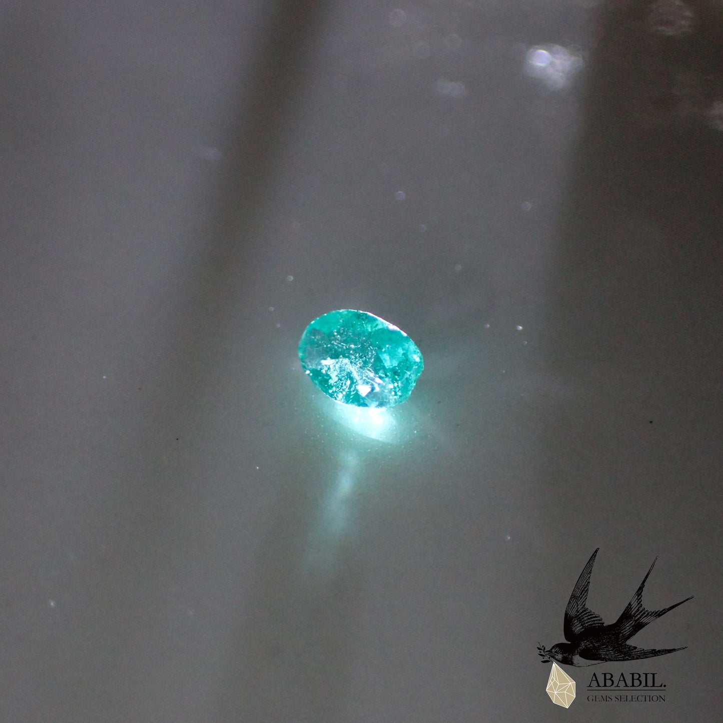 Natural Paraiba tourmaline 0.05ct [Brazil] ★Tiffany blue, fluorescent color★